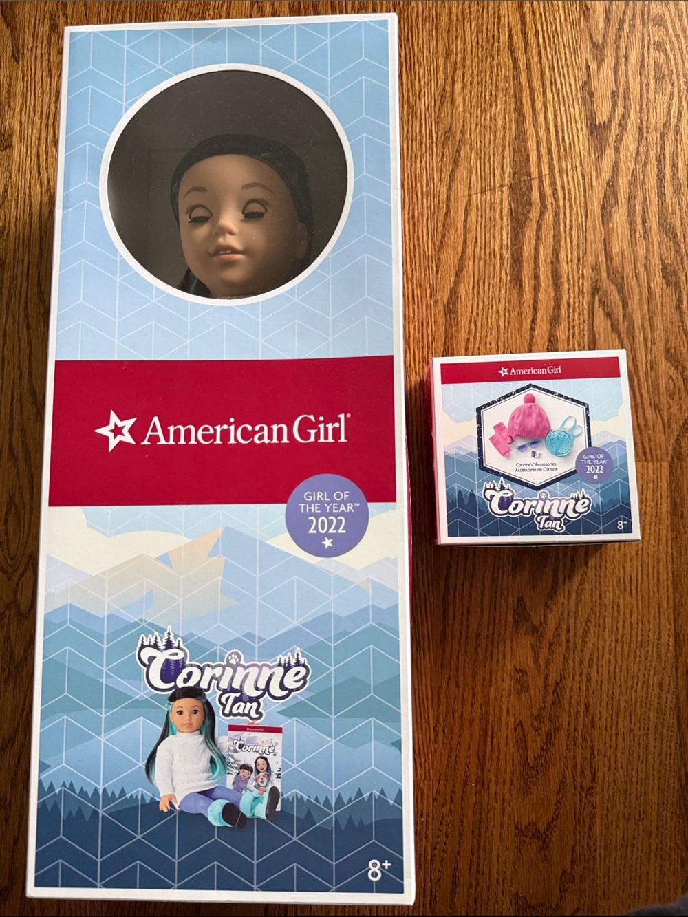 NIB American Girl Doll Corinne Tan GOTY 2022 Set